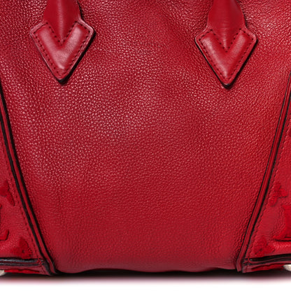 Louis Vuitton Veau Cachemire Tote W BB Framboise 14 of 18