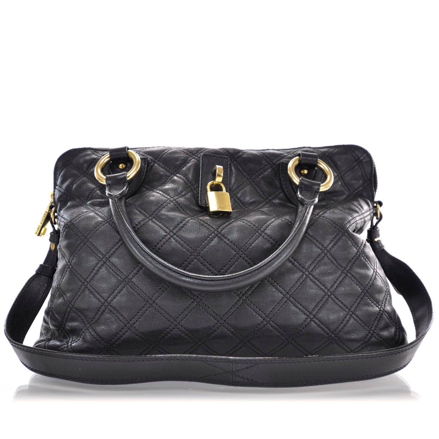 Quilted Rio Satchel Black