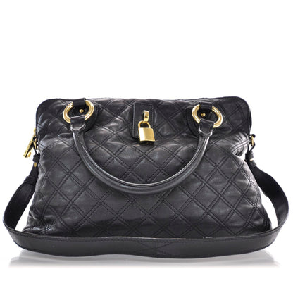 Marc Jacobs Quilted Rio Satchel Black 1 of 9