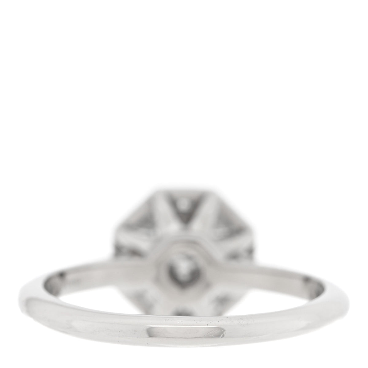 Platinum Diamond Mosaic Ring 53 6.5