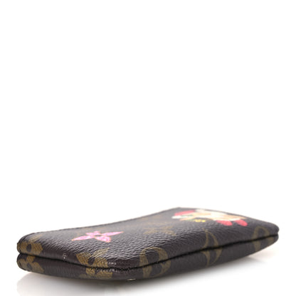Louis Vuitton Monogram 2024 Christmas Animation Candy Factory Key Pouch Candy Red 5 of 9