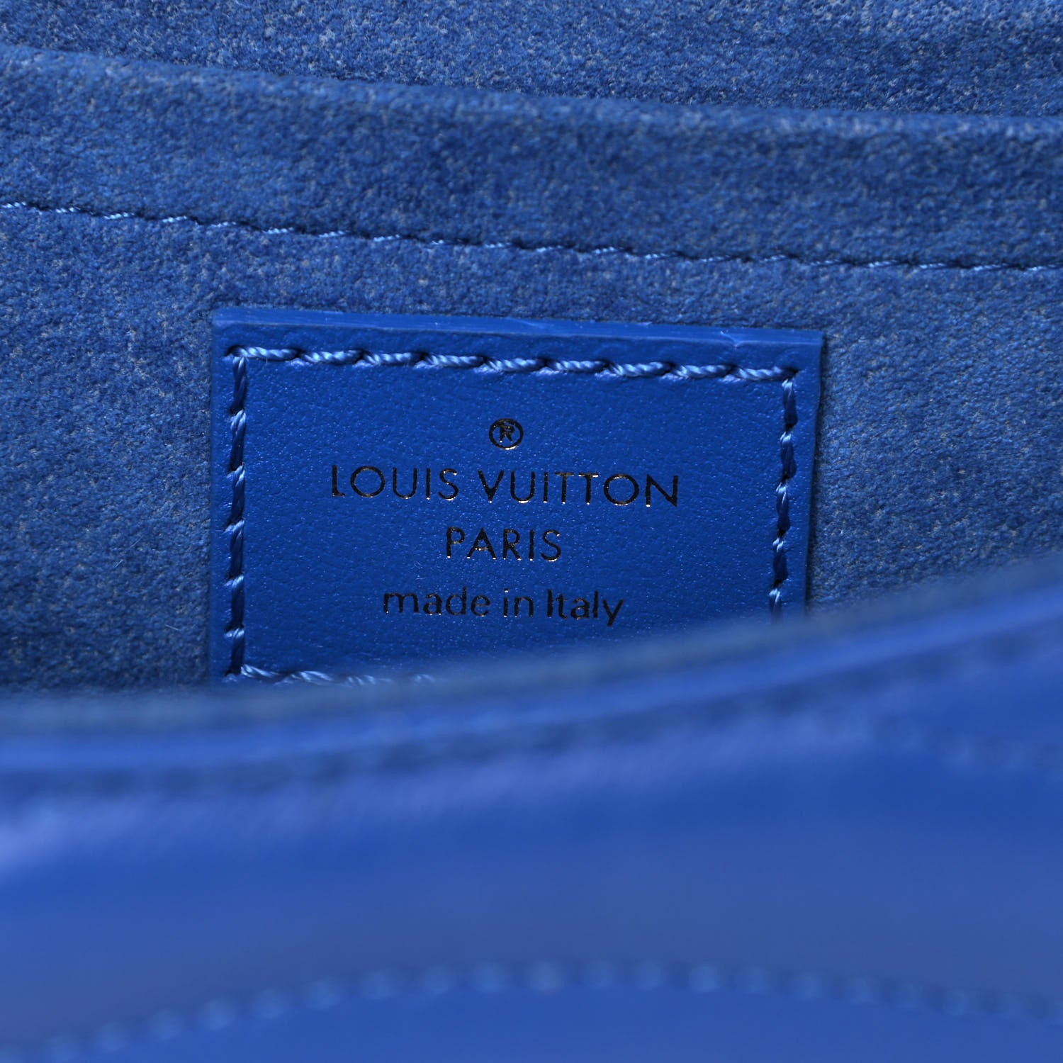 Louis Vuitton Calfskin New Wave Chain PM Blue Neon 6 of 8