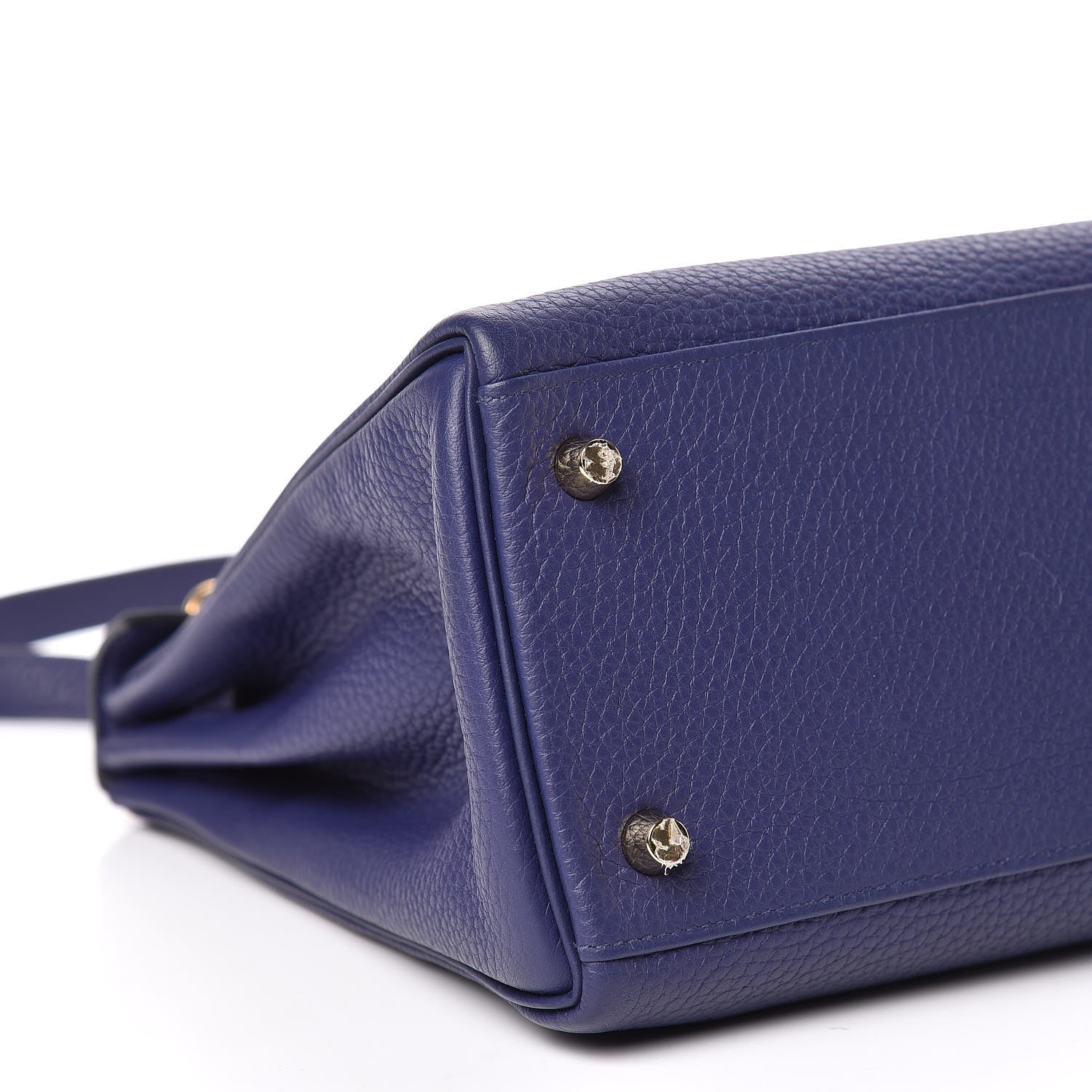 Hermes Taurillon Clemence Kelly Retourne 28 Bleu Encre 8 of 41