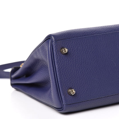 Hermes Taurillon Clemence Kelly Retourne 28 Bleu Encre 8 of 41