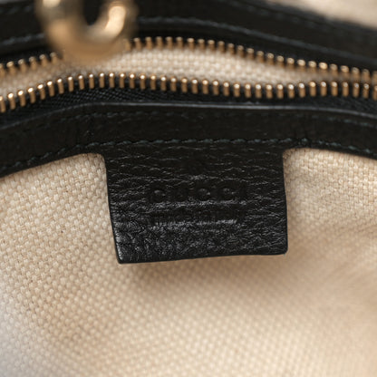 Gucci Pebbled Calfskin Medium Soho Chain Shoulder Bag Black 6 of 10