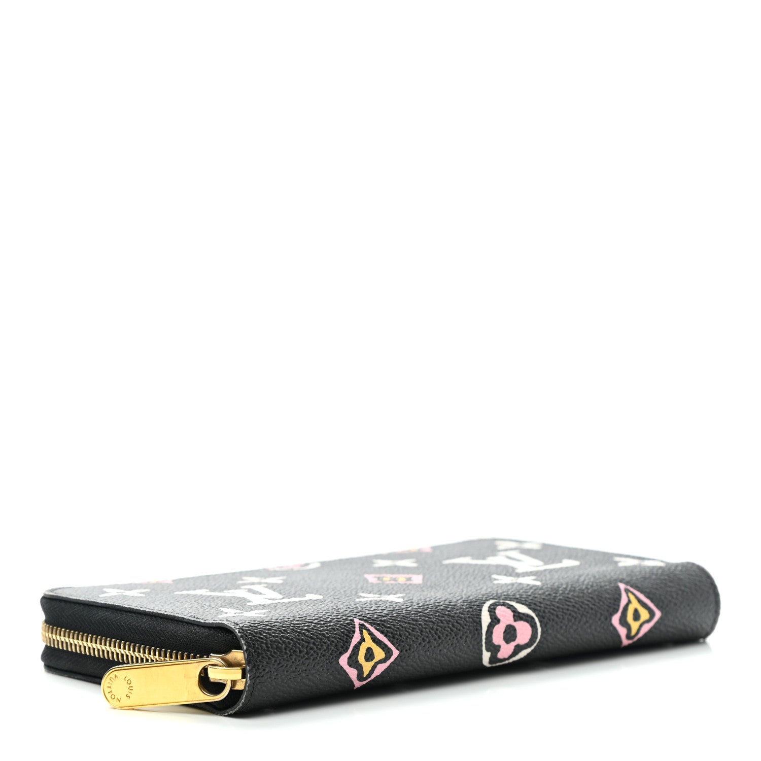 Louis Vuitton Monogram Giant Wild At Heart Zippy Wallet Black 4 of 12