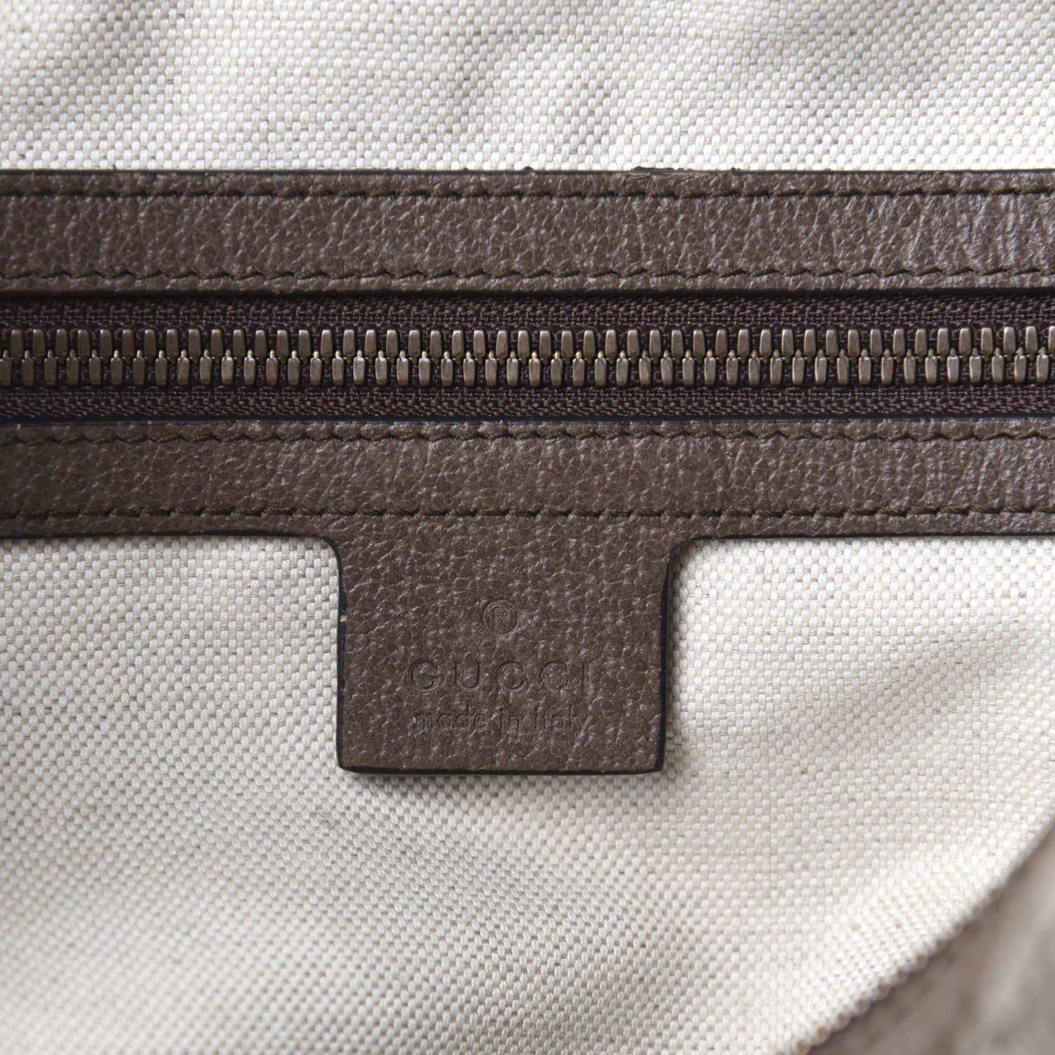 Gucci GG Supreme Monogram Web Small Ophidia Half Moon Hobo Brown 12 of 15