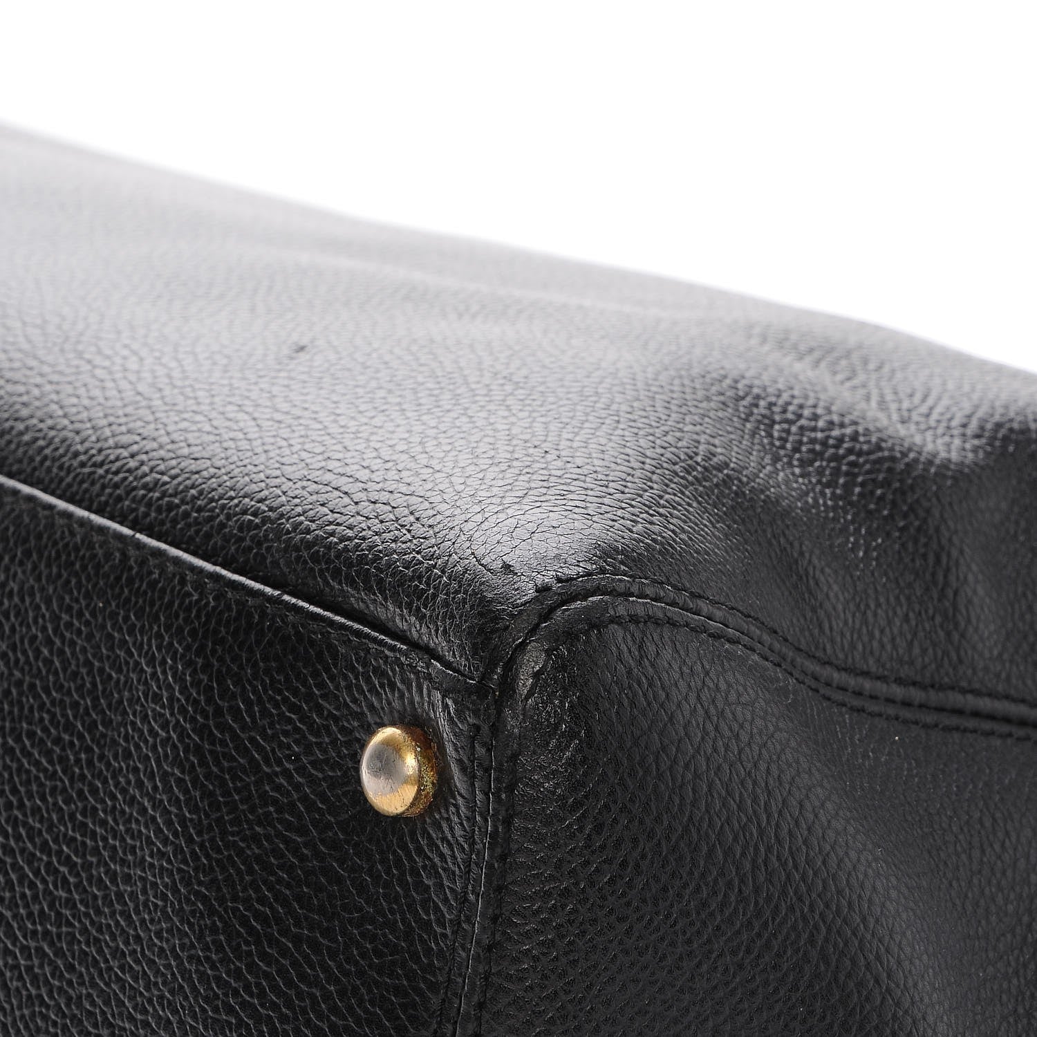 Chanel Calfskin Cerf Executive Shopper Tote Black 11 of 11