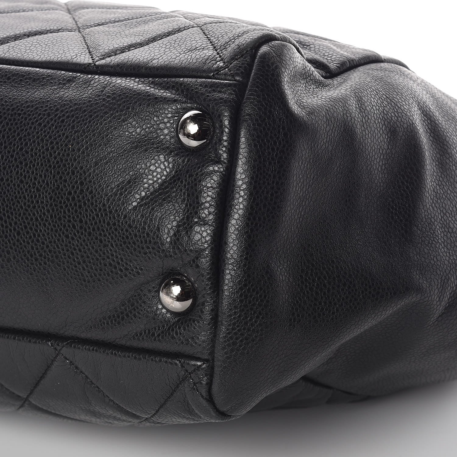 Chanel Soft Caviar Quilted Large Cells Tote Black 9 of 9
