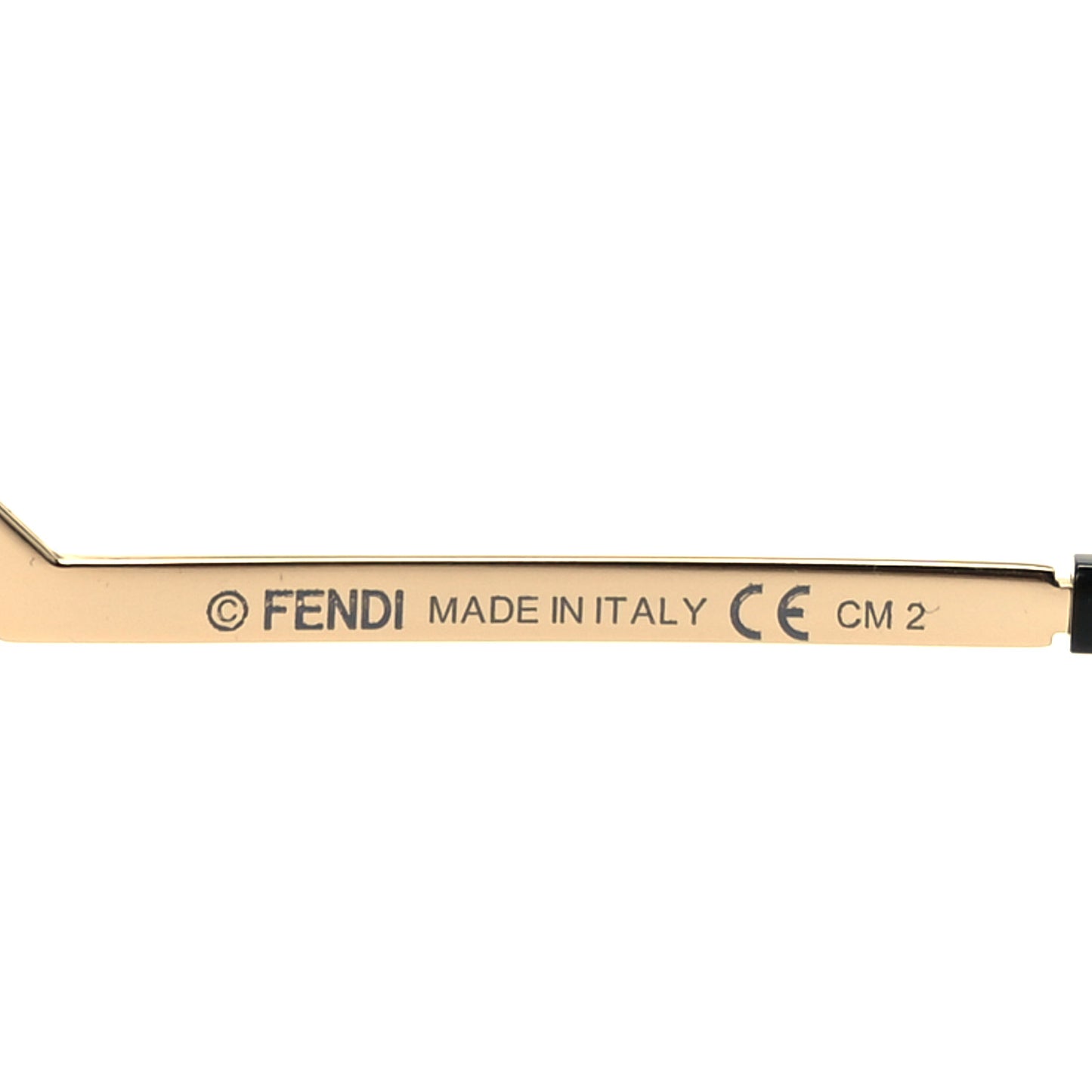 Metal Iridia Cat Eye Sunglasses FF 0041/S Gold