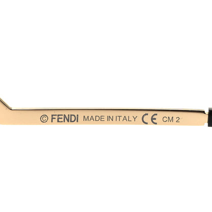 Fendi Metal Iridia Cat Eye Sunglasses FF 0041/S Gold 5 of 7