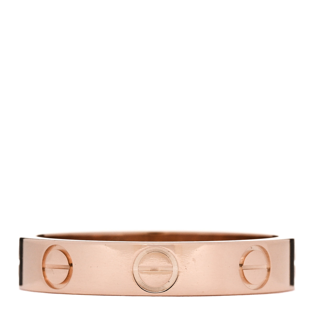 18K Pink Gold 3.5mm LOVE Wedding Band Ring 51 5.75