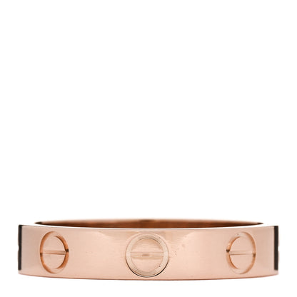 Cartier 18K Pink Gold 3.5mm LOVE Wedding Band Ring 51 5.75 1 of 5
