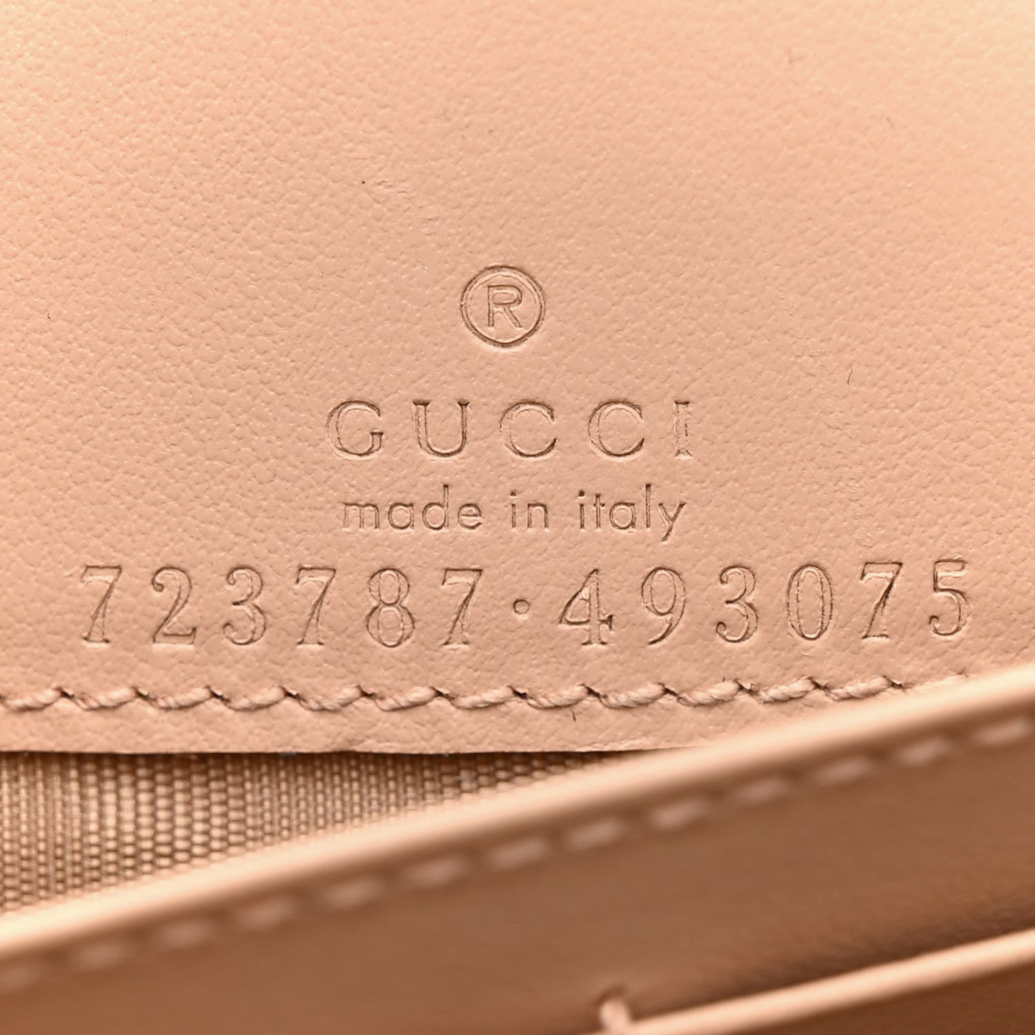 Gucci Calfskin GG Matelasse Chain Wallet Perfect Pink 6 of 9