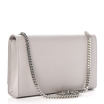 Saint Laurent Grain De Poudre Medium Classic Monogram Kate Satchel Souris 3 of 7