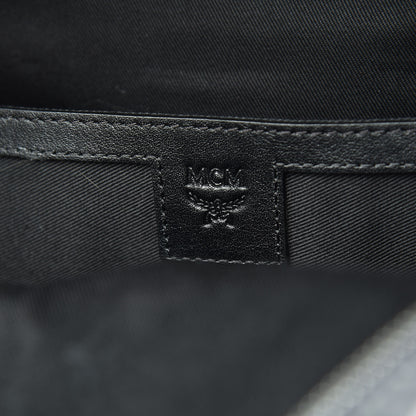 MCM Visetos Gunta Small Stark Backpack Phantom Grey 10 of 17