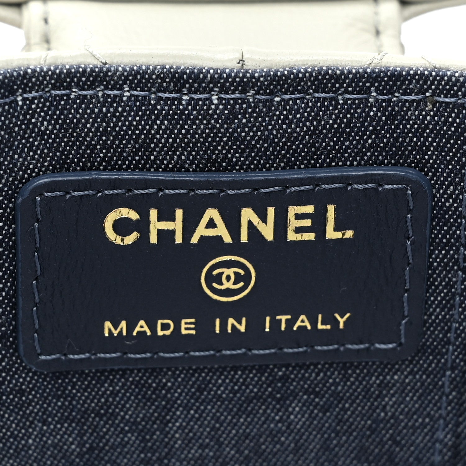 Chanel Lambskin Quilted Mini Vanity Case With Chain Grey 6 of 10