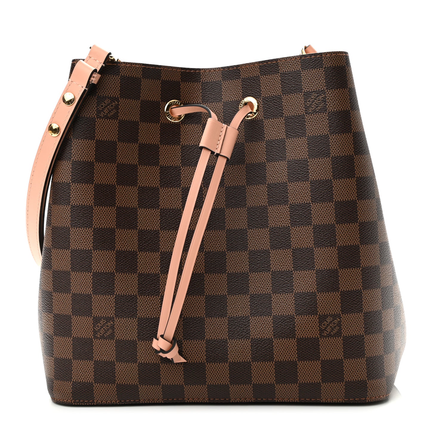 Damier Ebene Neonoe MM Venus Pink