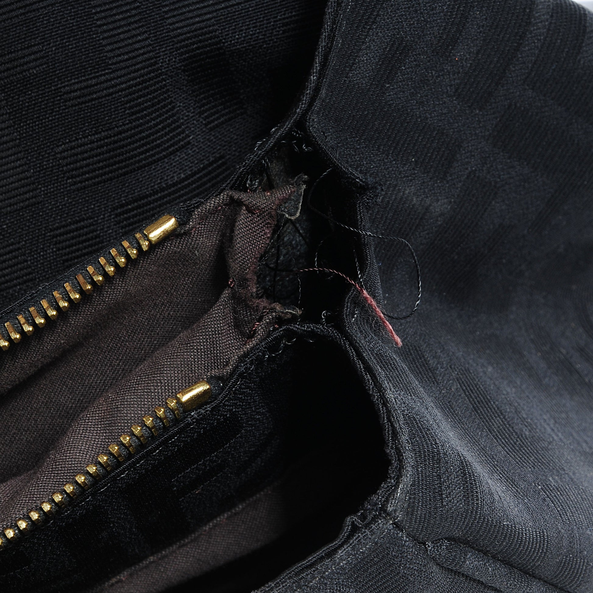 Fendi Zucca Enamel Mia Tote Black 6 of 9