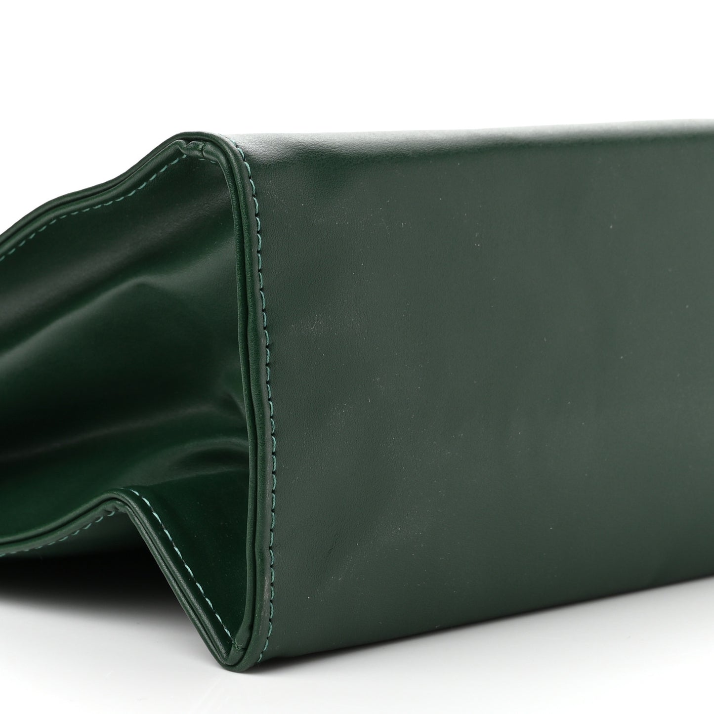 Vegan Leather Medium Shopping Bag Dark Olive