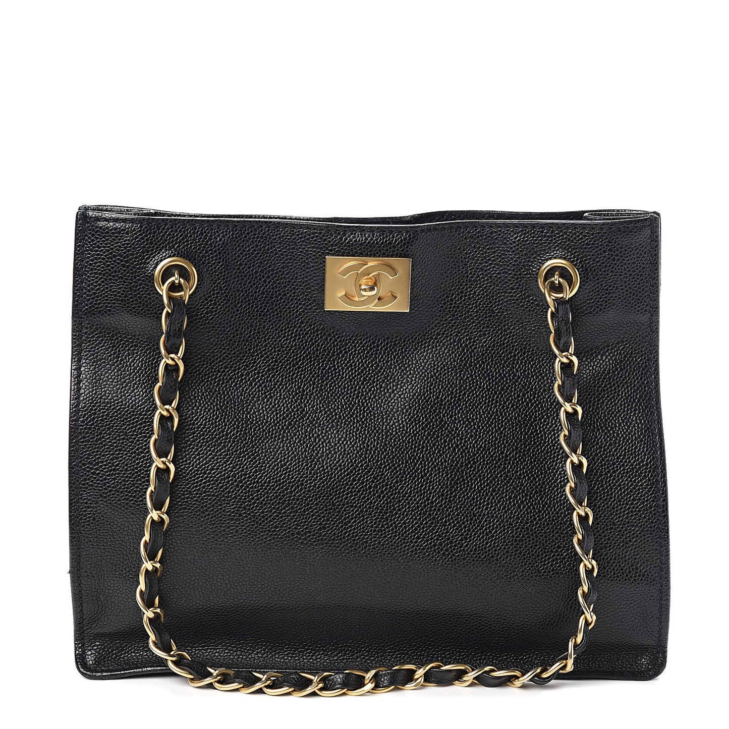 Caviar Shoulder Bag Black
