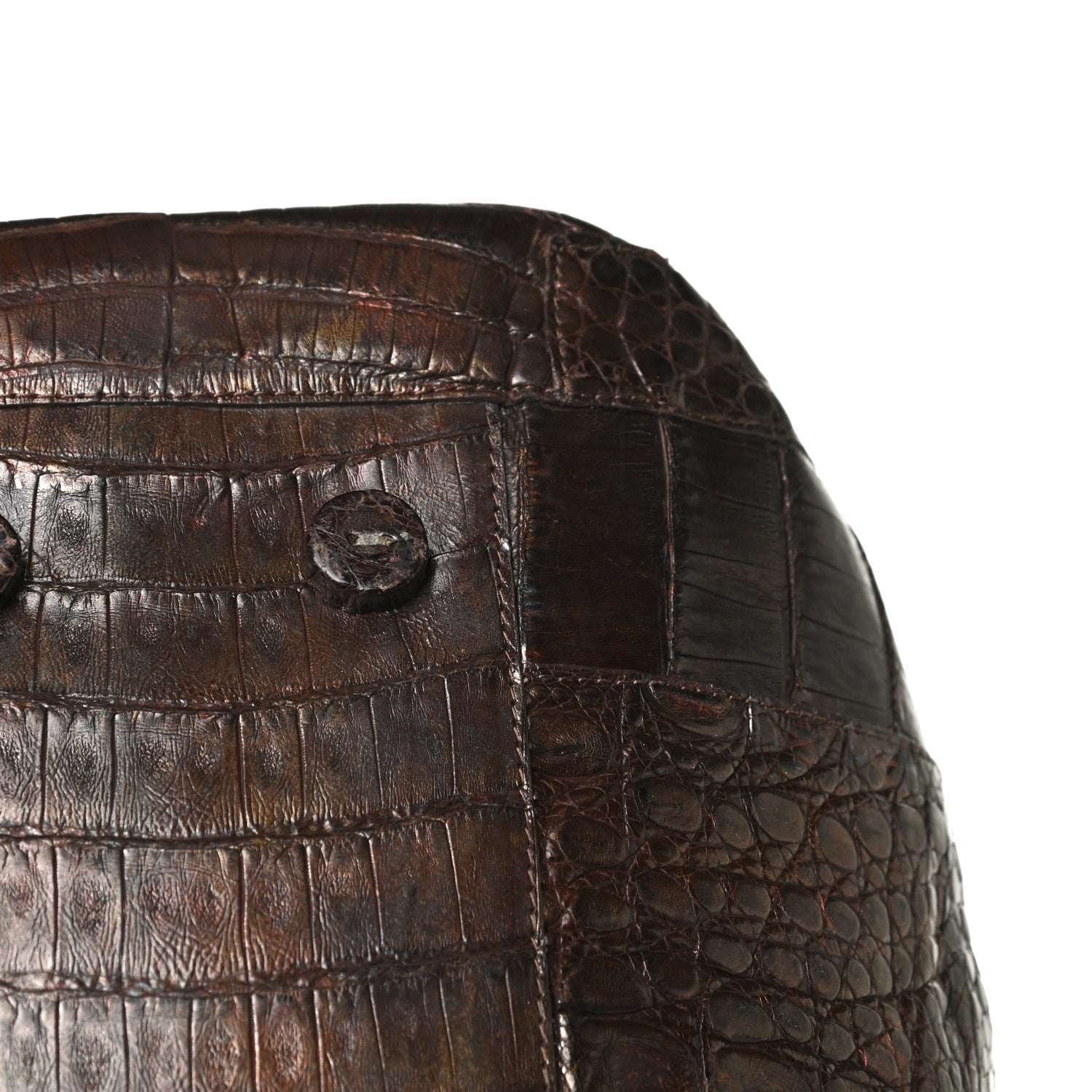 Nancy Gonzalez Crocodile Top Handle Satchel Brown 15 of 16