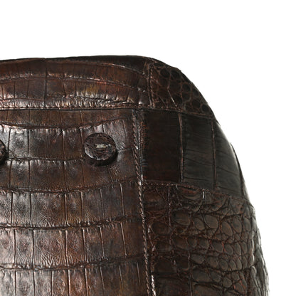 Nancy Gonzalez Crocodile Top Handle Satchel Brown 15 of 16