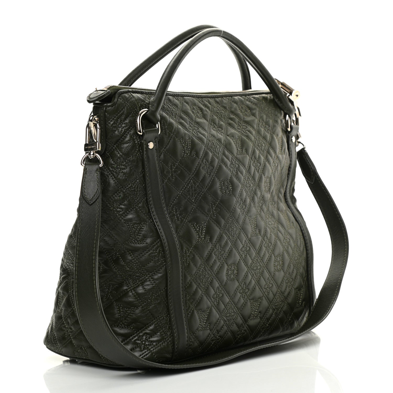 Louis Vuitton Monogram Lambskin Antheia Ixia PM Vert Bronze 3 of 12