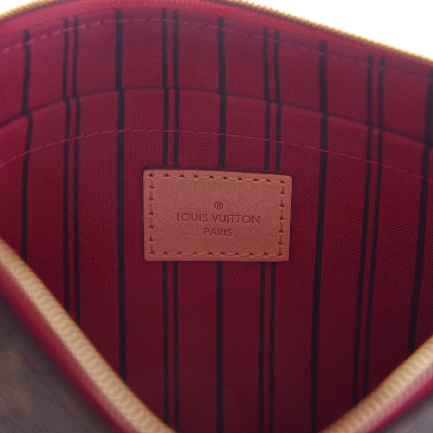 Monogram Neverfull MM GM Pochette Pivoine