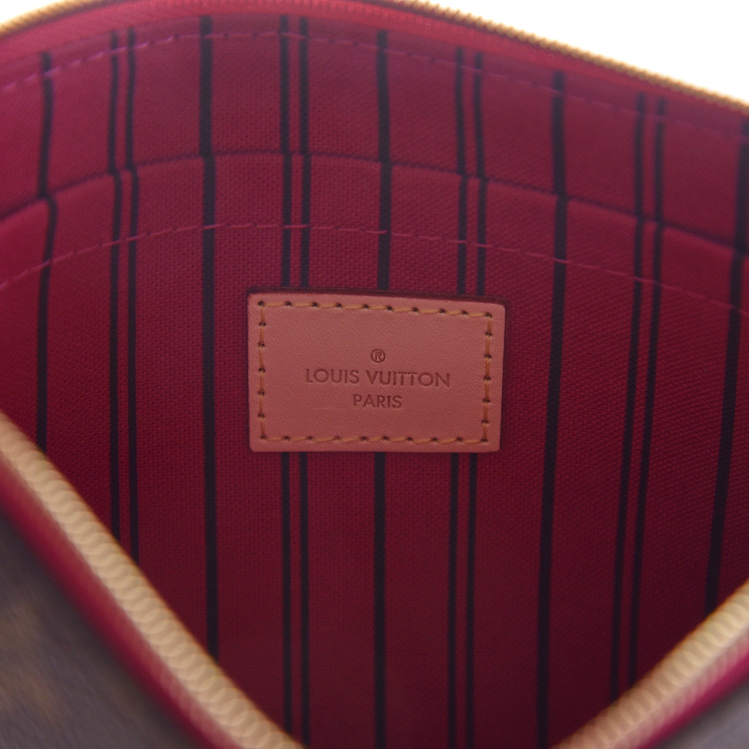 Louis Vuitton Monogram Neverfull MM GM Pochette Pivoine 5 of 7