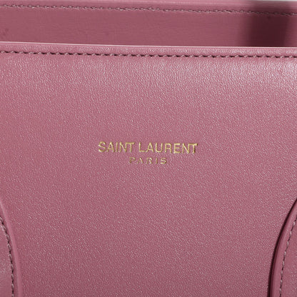 Saint Laurent Calfskin Small Sac De Jour Dark Rose 9 of 9