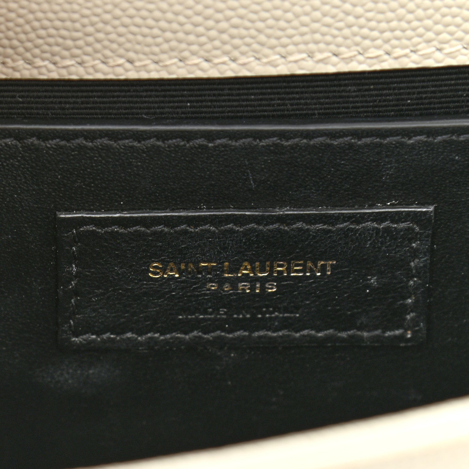 Saint Laurent Grain De Poudre Small Classic Monogram Kate Tassel Satchel Crema Soft 6 of 12