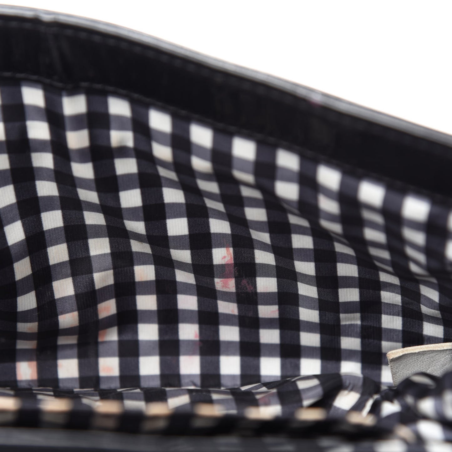 Vinyl Small Lipstick Flap Black