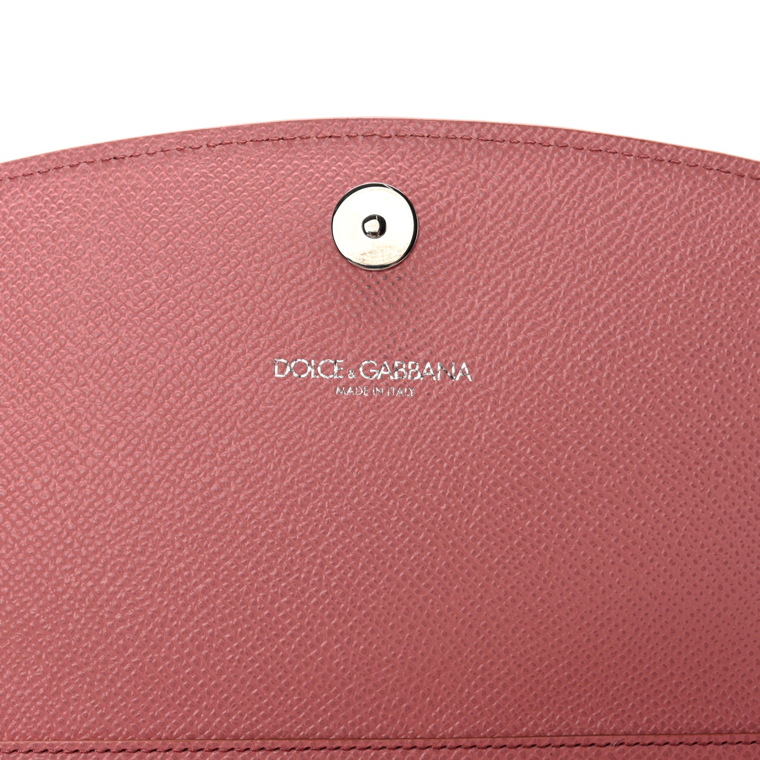 Dolce & Gabbana Dauphine Floral Print Wallet On Chain White Pink 6 of 14