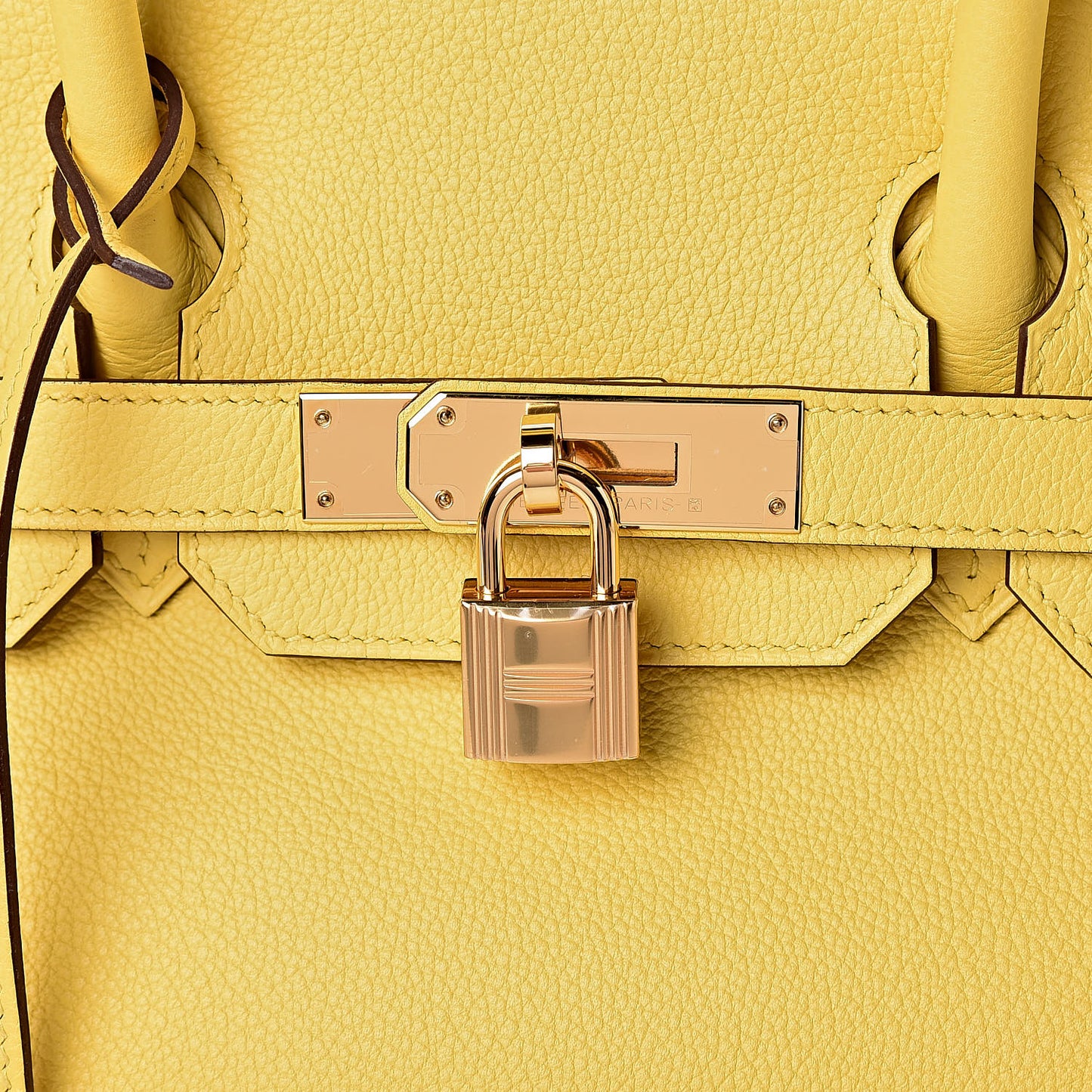 Taurillon Novillo Birkin 30 Jaune De Naples