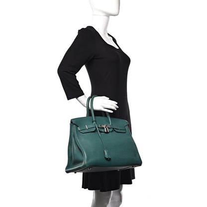 Hermes Togo Birkin 35 Malachite 2 of 39