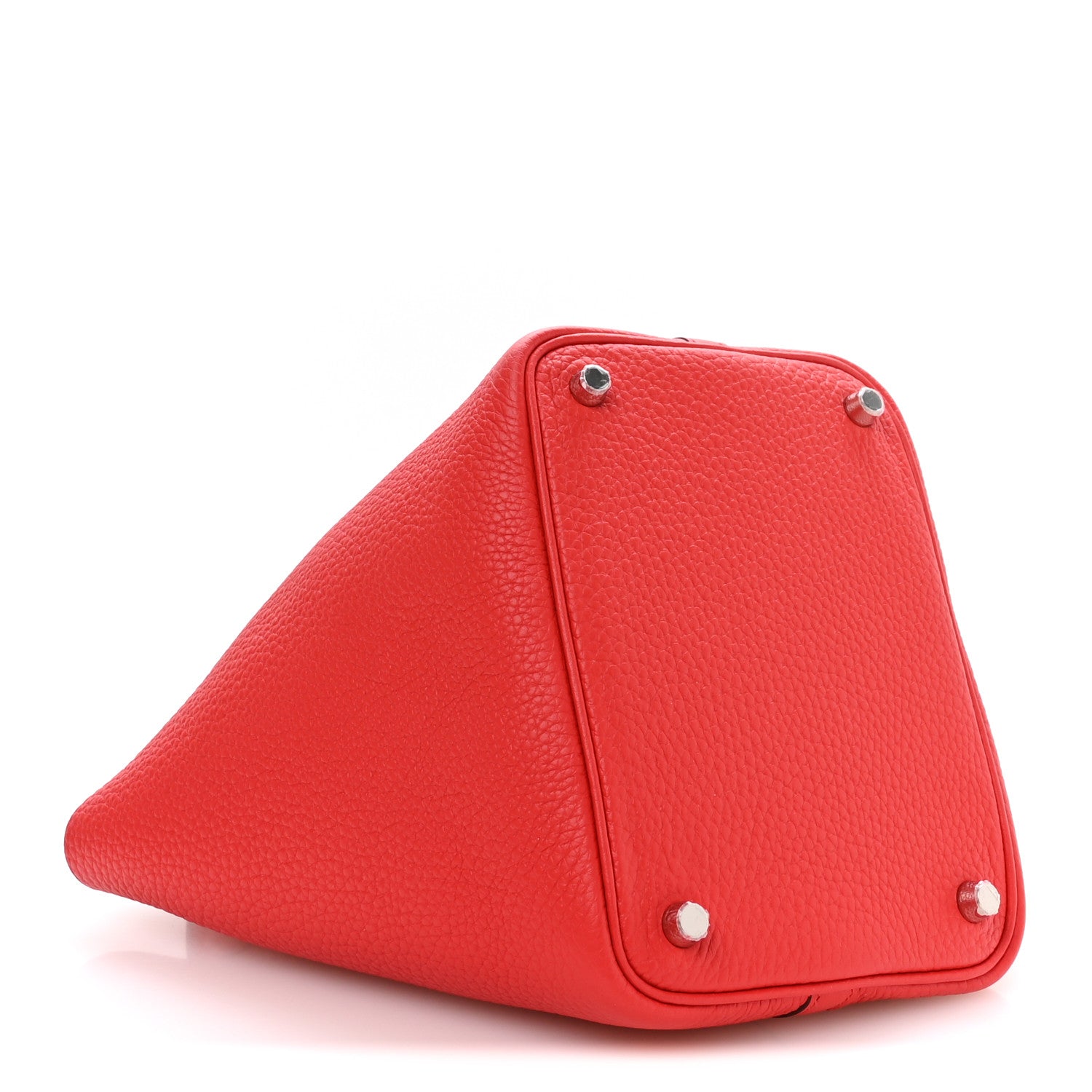 Hermes Taurillon Clemence Picotin Lock 18 PM Rouge de Coeur 3 of 12