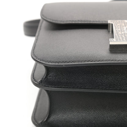 Hermes Grained Monsieur Lizard Constance 24 Black Ombre 12 of 13