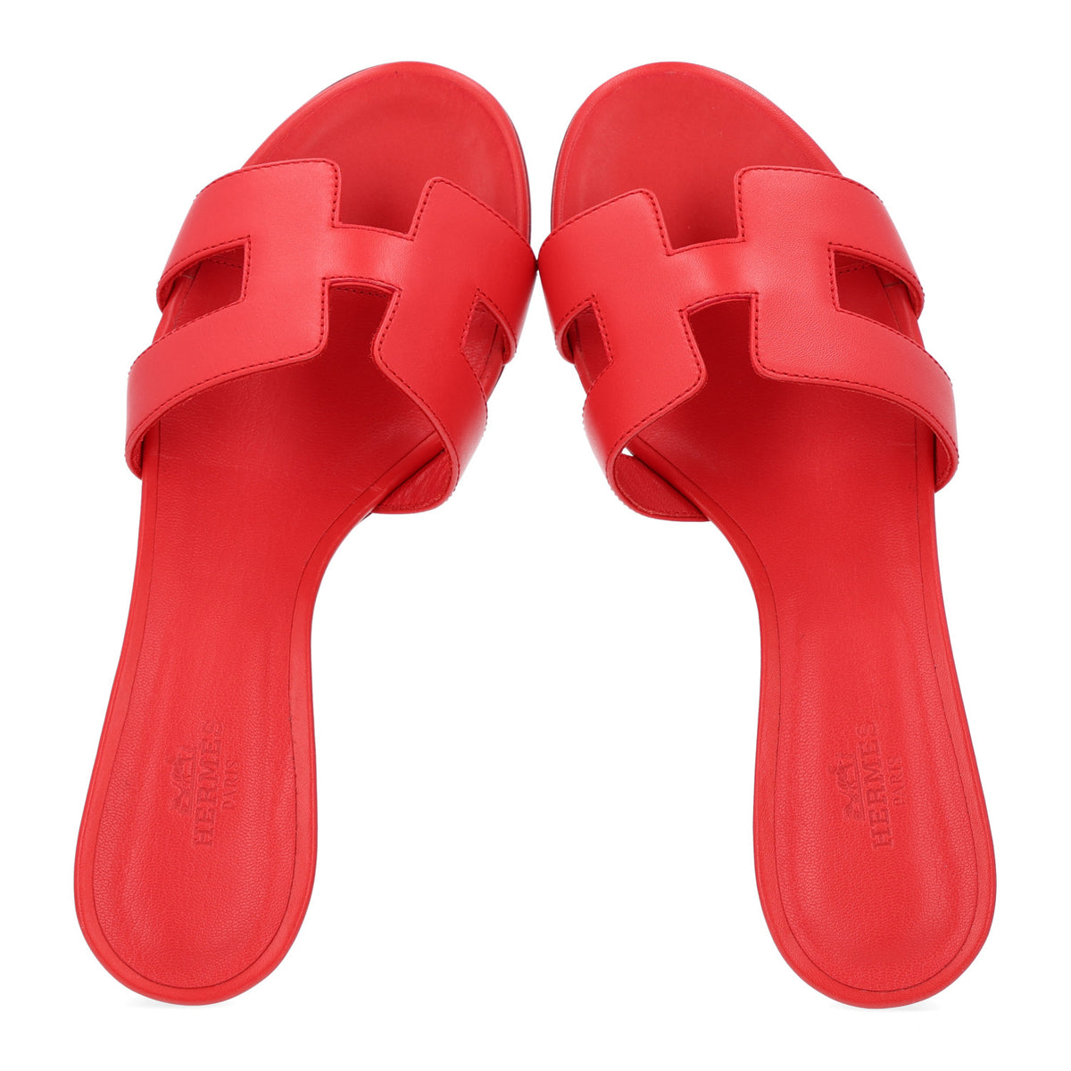 Calfskin Oasis Sandals 35.5 Rouge Bali