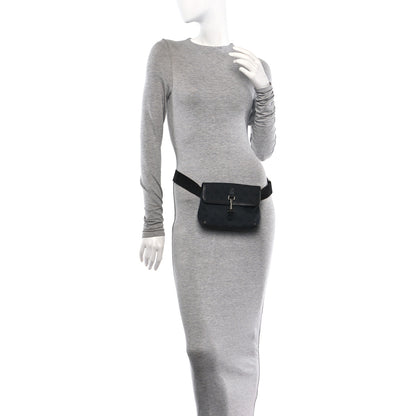 Gucci GG Monogram Web Flight Belt Bag Black 2 of 12