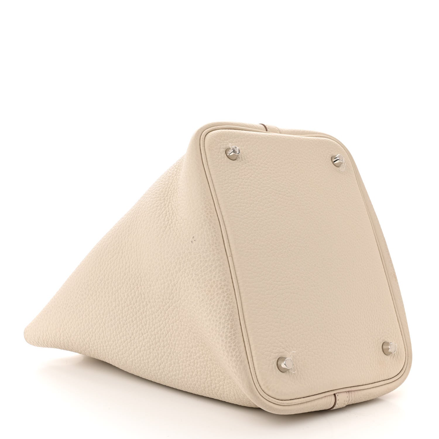 Hermes Taurillon Clemence Picotin Lock 22 MM Craie 4 of 12