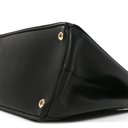 Prada Saffiano Lux Medium Galleria Double Zip Tote Black 9 of 9