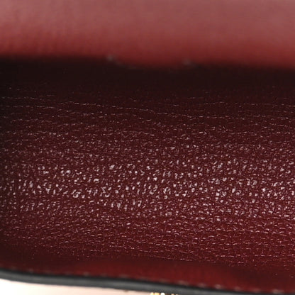Hermes Ostrich Kelly Festival Bag Charm Rouge H 3 of 6