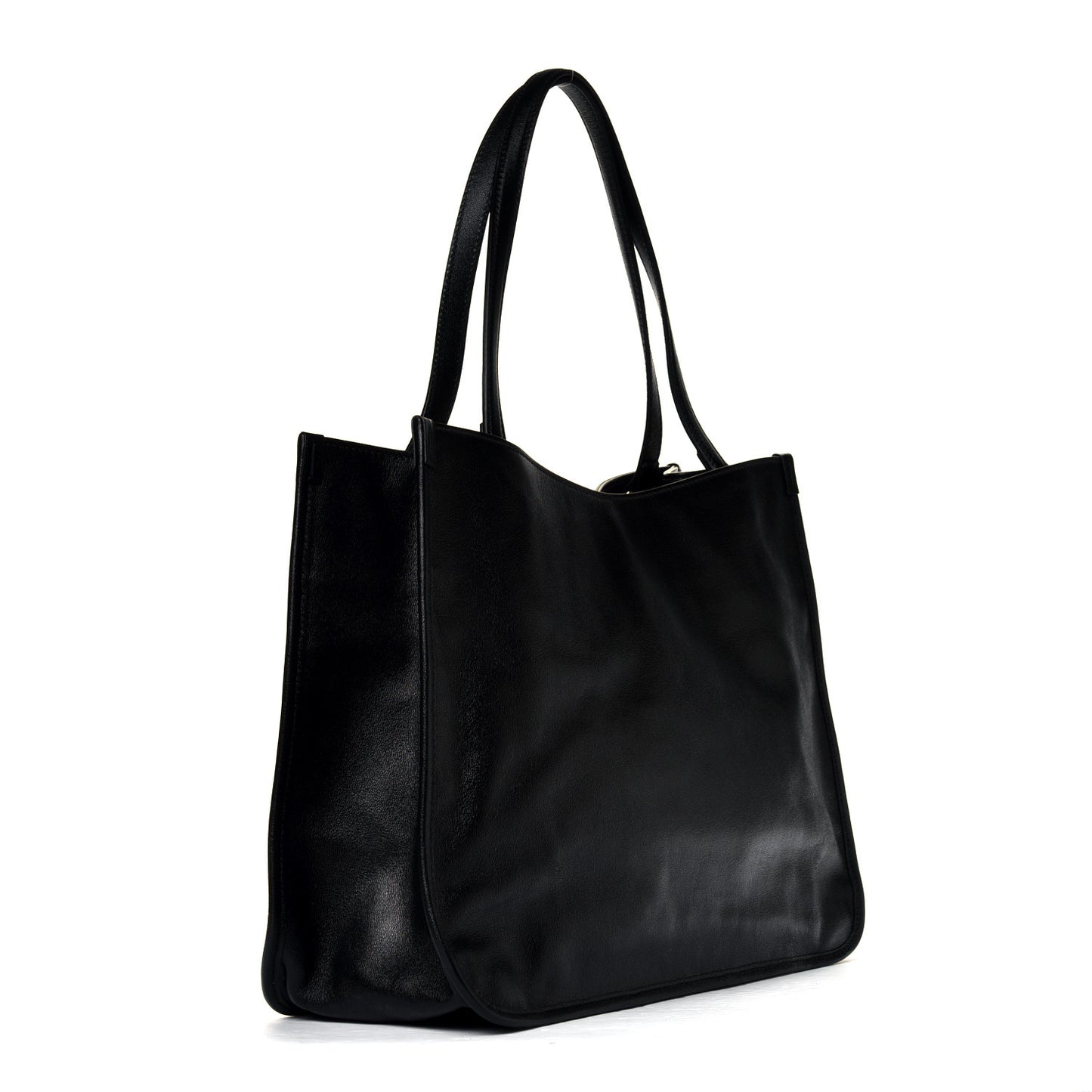 New Sakai Calfskin Lux Horsebit 1955 Tote Bag Black