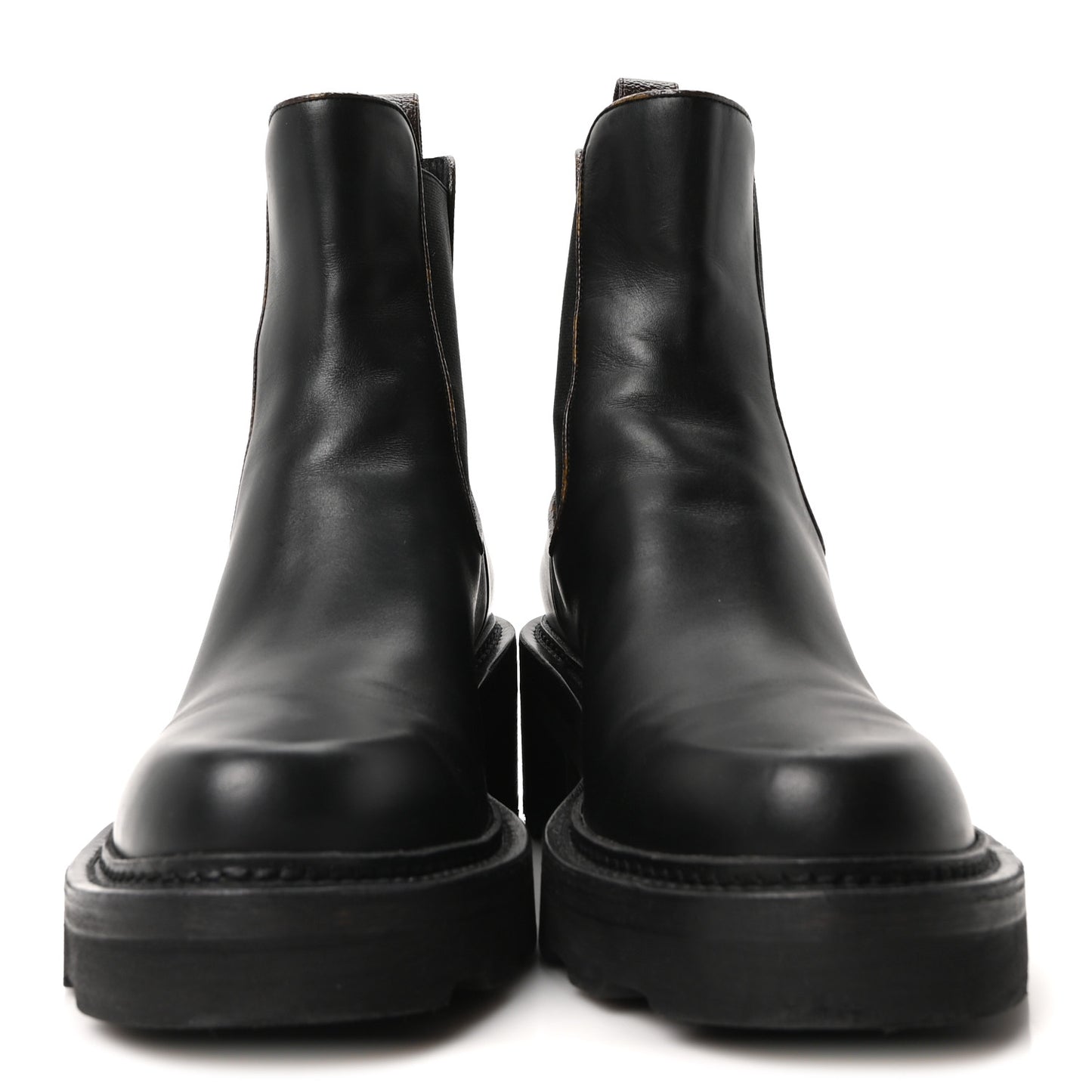 Calfskin Monogram Beaubourg Ankle Boots 39.5 Black