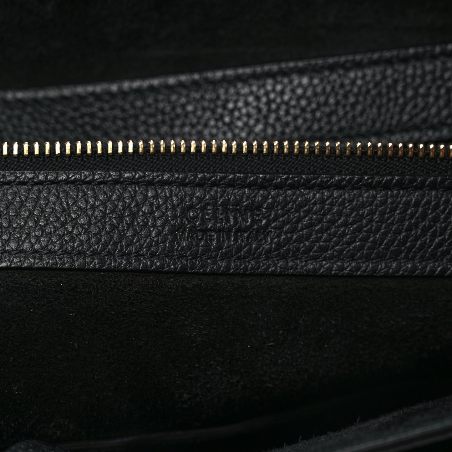 Soft Grained Calfskin Small Belt Cabas Phantom Black