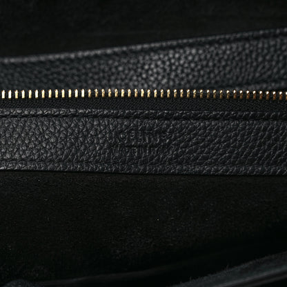 Celine Soft Grained Calfskin Small Belt Cabas Phantom Black 6 of 10