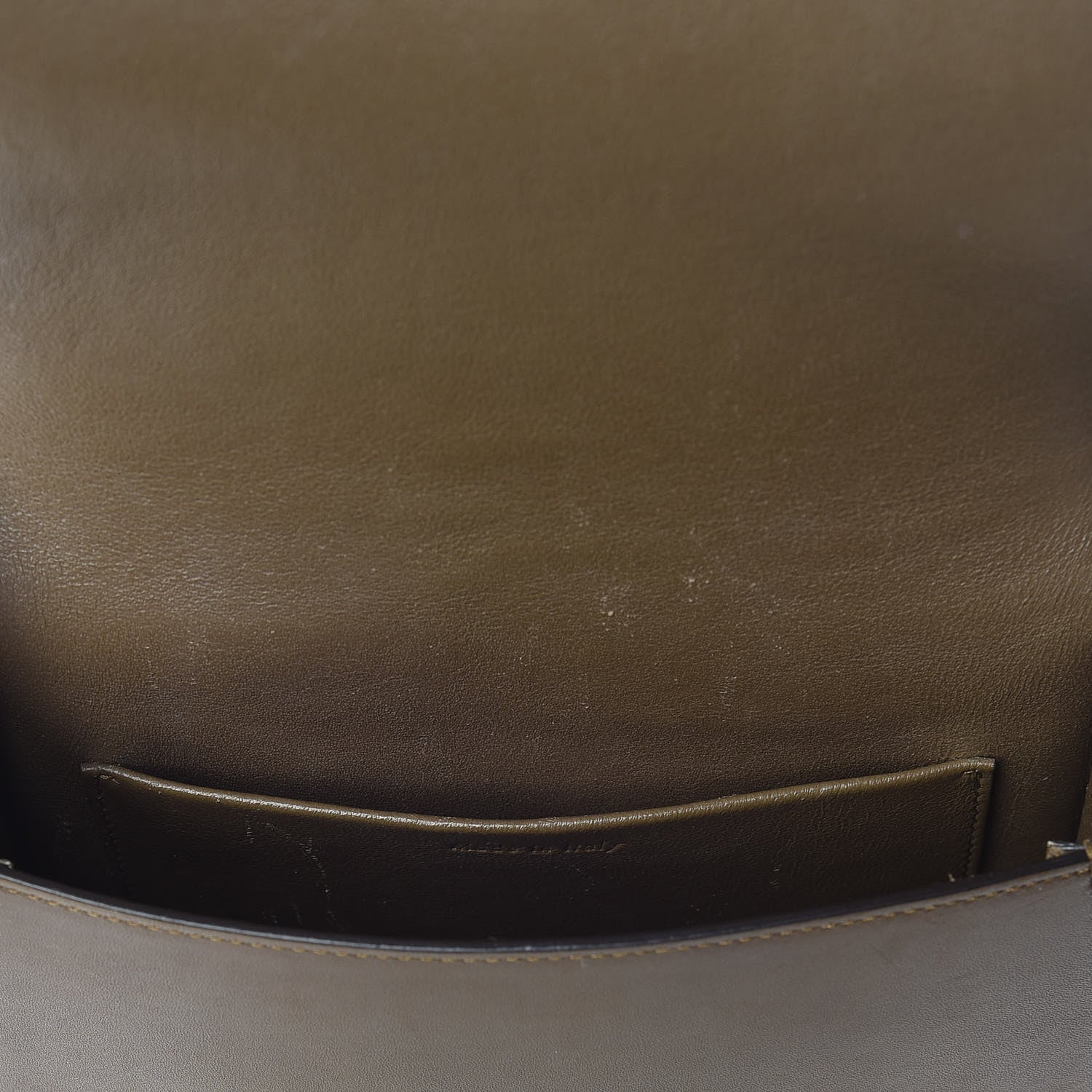Celine Natural Calfskin Small Trotteur Chestnut 8 of 14