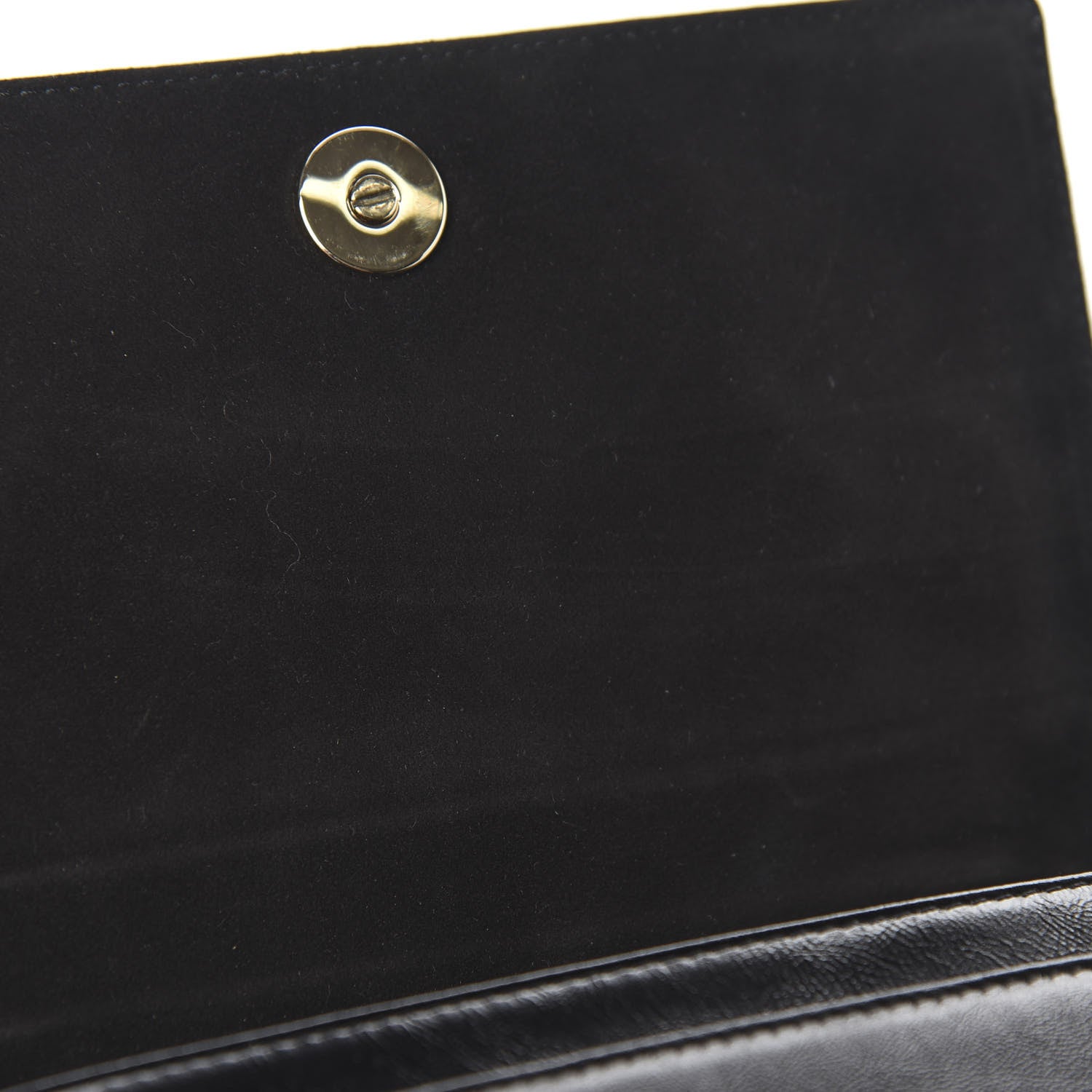 Christian Dior Patent Diorama Wallet on Chain Pouch Black 9 of 11