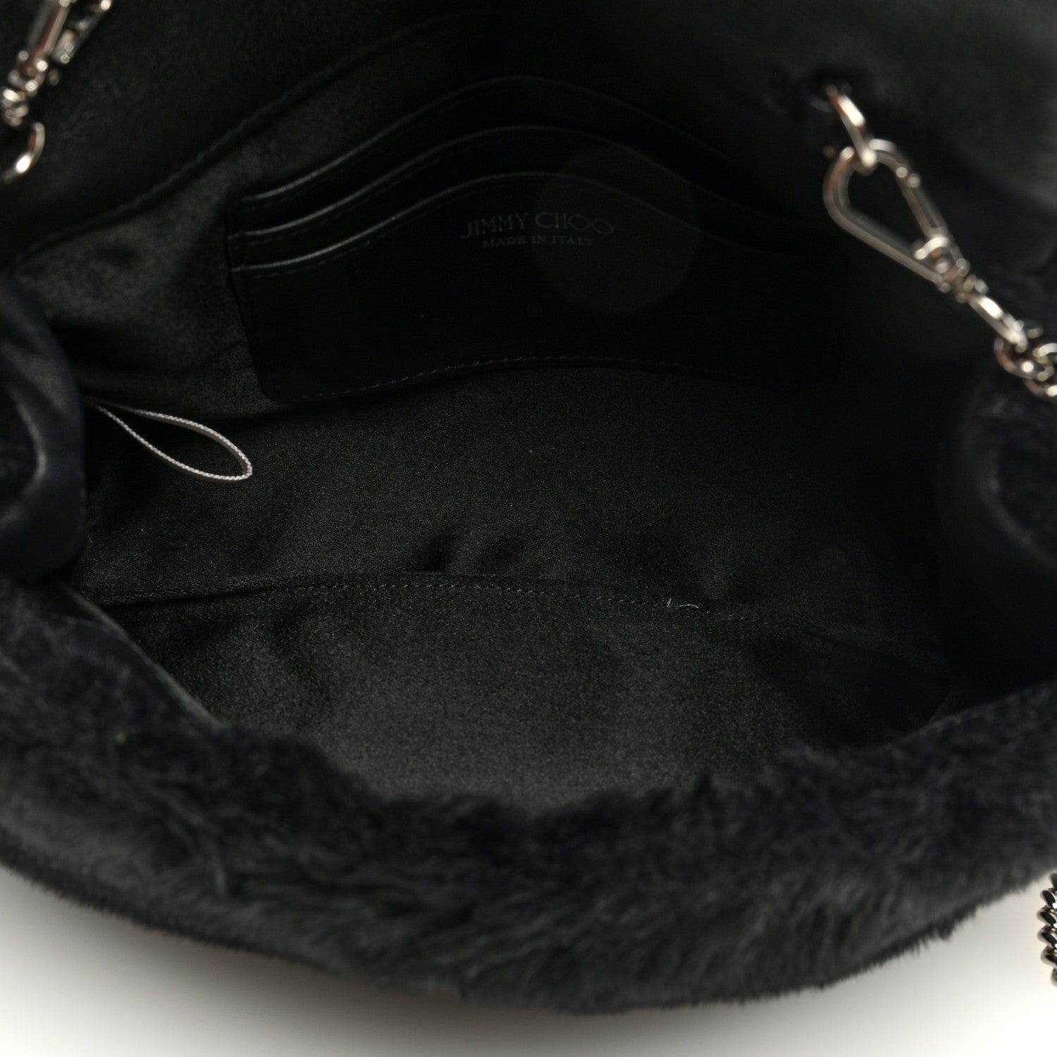 Jimmy Choo Faux Fur Madeline Mini Bag Black 5 of 8